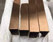 Gold Stainless Steel Pipe Tube Hairline Finish 201 304 316 For Handrail Balustrade Ceiling Decoration supplier