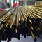 Gold Stainless Steel Pipe Tube Hairline Finish 201 304 316 For Handrail Balustrade Ceiling Decoration supplier