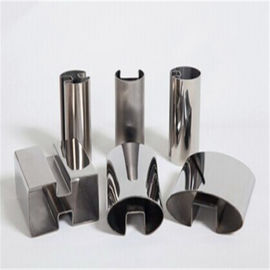 304 316 stainless steel channel tube and pipe for glass railings with mirror or hairline finish supplier