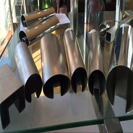 304 316 Satin polished Stainless Steel Balustrade pipe With Channel Tubing and piping supplier