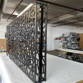 Color Painted Powder Coated Aluminum Perforated Wall Panels for cladding or partition supplier