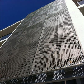 Customized Aluminum Curtain Wall panel Exterior Perforated Panel for buildings facade supplier