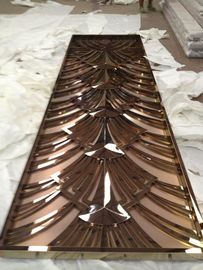 Gold Stainless Steel Screen Panels For Column Cover/Cladding supplier