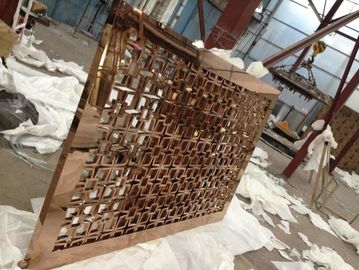 Gold Stainless Steel Screen Panels Stair  For Railing/Balustrade/Balcony supplier