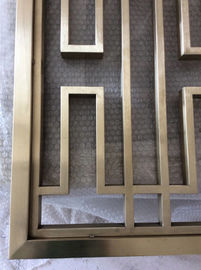 Rose Gold Stainless Steel Screen Panels For Facade/Wall Cladding/ Curtain Wall/Ceiling supplier