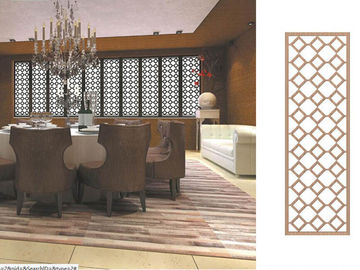 Black Stainless Steel Perforated  Panels For Hotels/Villa/Lobby Interior Decoration supplier