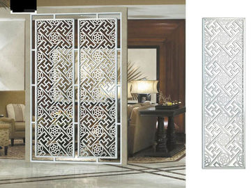 Black Stainless Steel Perforated  Panels For Hotels/Villa/Lobby Interior Decoration supplier