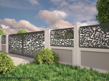 Powder Coating Aluminum Carved/ Engraved Mashrabiyia  Panels For Garden Fence/Privacy Fence/Metal Fence supplier