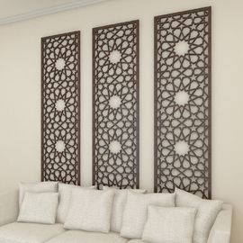 Powder Coating Aluminum Carved/ Engraved Mashrabiyia  Panels Stair  For Railing/Balustrade/Balcony supplier
