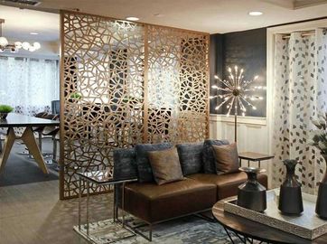 Powder Coating Aluminum Room Divider For Hotels/Villa/Lobby Interior Decoration supplier