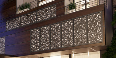 Metallic Color Aluminum Perforated  Panels For Sunshades/Louver/Window Screen supplier