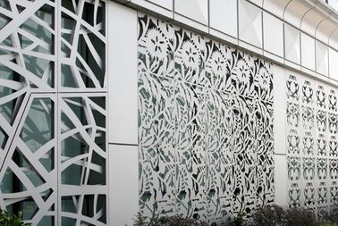 Metallic Color Aluminum Carved/ Engraved Mashrabiyia  Panels For Garden Fence/Privacy Fence/Metal Fence supplier