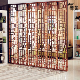 Bronze Cooper  Metal Laser Cut Panels Color stainless steel room dividers For Sunshades Louver Window Screen 304 316 supplier