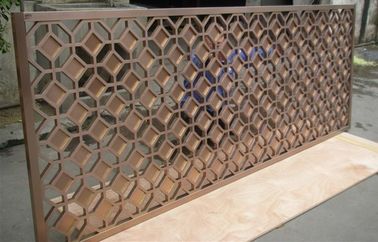 Mirror Copper Metal Screens For Hotels/Villa/Lobby/Shopping Mall supplier