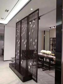 304 316 rose gold with hairline finish stainless steel home room divider and hotel screen supplier