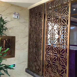 Mild Steel Room Dividers Islamic Pattern Room Divider 304 201 Decorative Stainless Steel Metal Wall Partition supplier