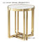 luxurious hotel furniture bedroom stainless steel metal base gold mirror finish supplier