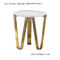 marble table titanium gold stainless steel metal base or leg supplier
