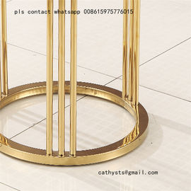 marble table titanium gold stainless steel metal base or leg supplier