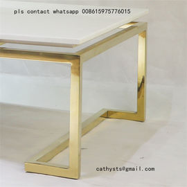 chair gold metal base mirror or brushed stainless steel table frames supplier