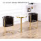 chair gold metal base mirror or brushed stainless steel table frames supplier