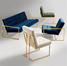 chair gold metal base mirror or brushed stainless steel table frames supplier