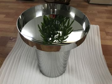 high standard metal furniture customized stainless steel table with mirror or brushed finish supplier