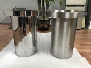 high standard metal furniture customized stainless steel table with mirror or brushed finish supplier