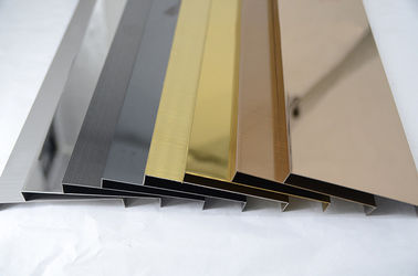 Mirror Finish Matt Stainless Steel Tile Trim 201 304 316 for wall ceiling furniture decoration supplier