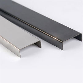 Mirror Finish Silver Stainless Steel Trim Edge Trim Molding 201 304 316 for wall ceiling furniture decoration supplier