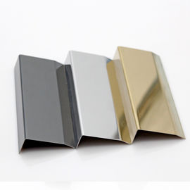 Mirror Finish Silver Stainless Steel Trim Edge Trim Molding 201 304 316 for wall ceiling furniture decoration supplier