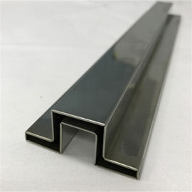 Mirror Finish Black Stainless Steel Tile Trim 201 304 316 for wall ceiling furniture decoration supplier