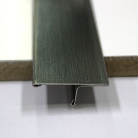 Tile Accessories Stainless Steel Tile Profiles For Floor Or Wall Decoration 304 U-Shaped Metal Tile Trim Strip supplier