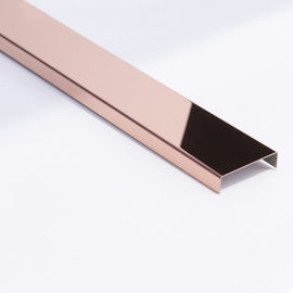 Metal Gold Trim Edge Trim Molding 201 304 316 Mirror Hairline Brushed Finish supplier