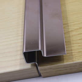 304 316 rose gold mirror finish stainless steel metal trim supplier