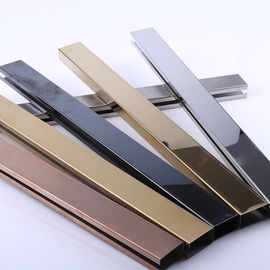 304 316 rose gold mirror finish stainless steel metal trim supplier