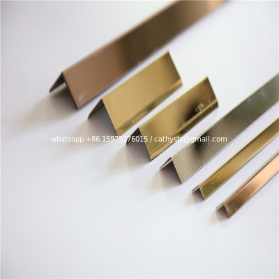 Tile Accessories Stainless Steel 304 316 Skirting Profiles For Wall Decoration Factory Price Skirting Board Metal Tile supplier