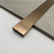 Customized shape metal profiles interior decorative project silver tile trim supplier