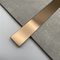 Customized shape metal profiles interior decorative project silver tile trim supplier