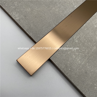 Decorative metal brass stainless steel carpet edge trim marble tile trim supplier