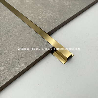 Decorative metal brass stainless steel carpet edge trim marble tile trim supplier