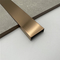 Decorative color metal L shape stainless steel tile trim for hotel supplier