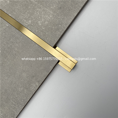 Restaurant decoration 304 316 stainless steel T profile L shape tile trim supplier