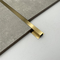 Fast Delivery New Trends Metal Rose Gold Aluminum Edge Profile Tile Trim For 9mm Tile Or Panels supplier
