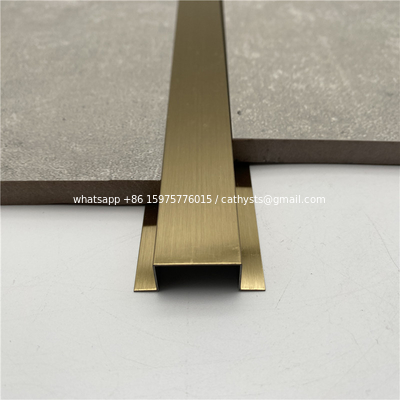 Stainless Steel Tile Trim U Shape Polished Ss Profile supplier