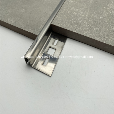 Stainless Steel Sand Blast Wall Tile Trim Decorative Brass Metal Strips supplier