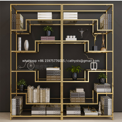 Custom Metal Display Rack Human Hair Extensions Salon Display Shelf Stainless Steel Wig Rack Extension Display Shelf supplier