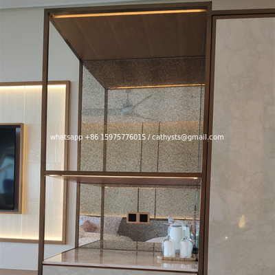 Custom 304 316 Stainless Steel Cloth Display Stands Women Clothes Display Racks Metal Retail Boutique Gold Clothing Rack supplier