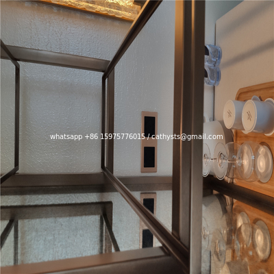 Custom 304 316 Stainless Steel Cloth Display Stands Women Clothes Display Racks Metal Retail Boutique Gold Clothing Rack supplier