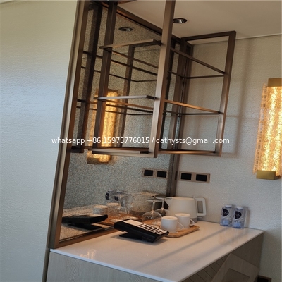 Custom 304 316 Stainless Steel Cloth Display Stands Women Clothes Display Racks Metal Retail Boutique Gold Clothing Rack supplier